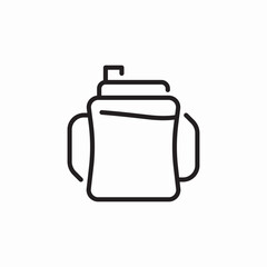 baby bottle milk icon sign vector