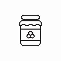 honey jar icon sign vector