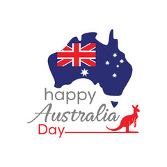 happy australia day logo design element vector template © Deas Carlos