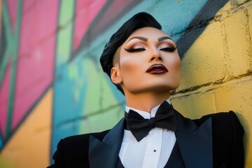 A drag king's empowering message to the community. 