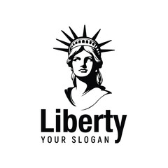 liberty america logo design element vector © Deas Carlos