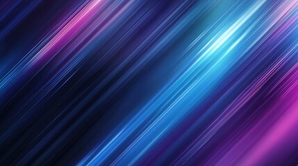 Obraz premium Abstract Diagonal Lines Background with Blue, Purple and Pink Colors - Modern and Futuristic Design