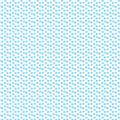 Blue background with snowflakes