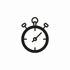 stopwatch time icon sign vector