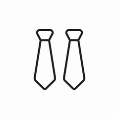 suit ties icon sign vector