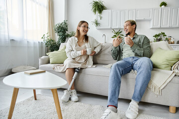 Friends enjoy a relaxed afternoon filled with laughter and conversation.