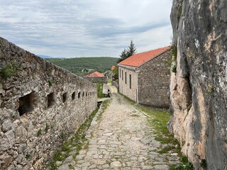 The Fortress of Knin or Knin Fortress, Croatia - die Festung Knin oder Burg Knin, Kroatien -...