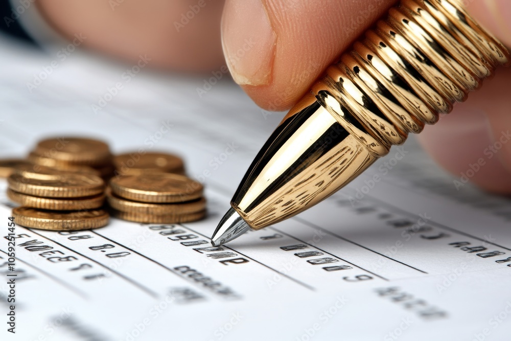 Poster financial advisor explaining bond terms to an investor with a clear document and structured interest
