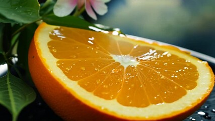 photography leaves prop still flowers lifeorange cut styling food perfect orange fruit citrous half leaf flower botanical garden nature life photo culinary arrangement decoration garnish kitchen tabl