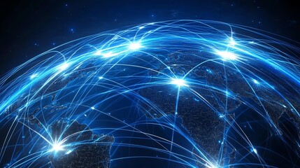 Technology internet development concepts facilitate cloud storage solutions for data accessibility.