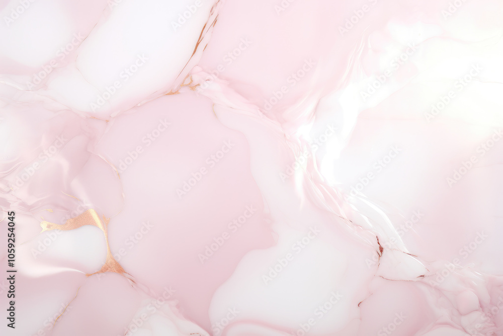 Poster this image showcases a soft pink abstract fluid design, blending smooth curves and subtle textures a