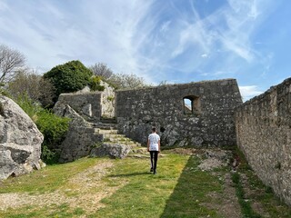 The Fortress of Knin or Knin Fortress, Croatia - die Festung Knin oder Burg Knin, Kroatien -...