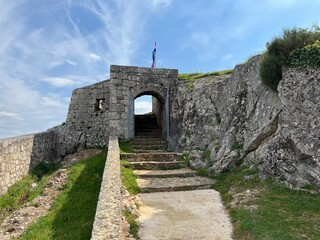 The Fortress of Knin or Knin Fortress, Croatia - die Festung Knin oder Burg Knin, Kroatien - Kninska Tvrđava ili srednjovjekovna tvrdjava Knin, Hrvatska