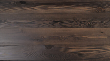 Richly dark wooden planks with intricate grain texture, exuding elegance and sophistication in a natural wood form.