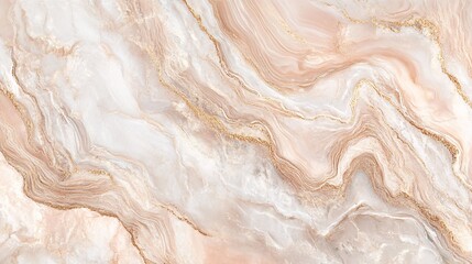 Abstract marble texture with elegant swirls of beige and white, perfect for backgrounds, wallpapers, or web designs.