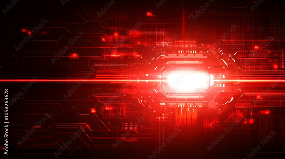 Poster abstract technology background minimalist white background with space for text