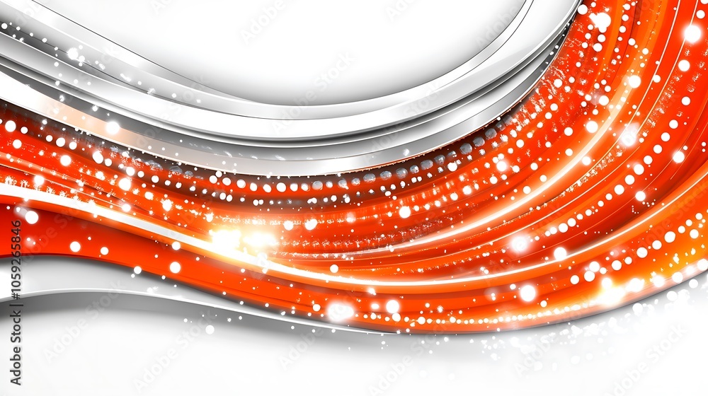 Poster orange and silver abstract background clean blank canvas with empty space for designs
