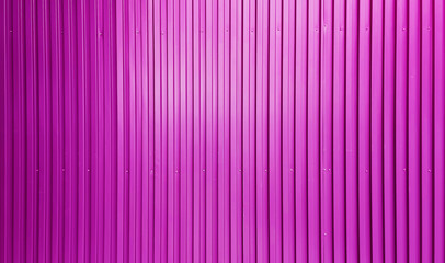 real chrome light pink corrugated metal sheet wall showing vertical pattern, bolts, screw. modern...