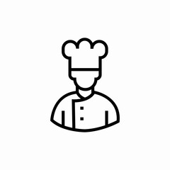 cook chief icon sign vector