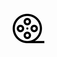 film tape icon sign vector