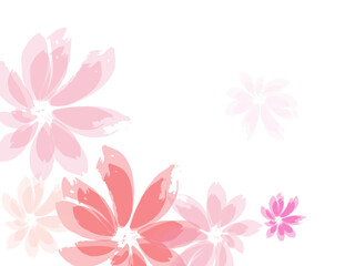 background with flowers
