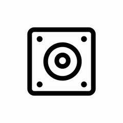 loudspeaker music icon sign vector