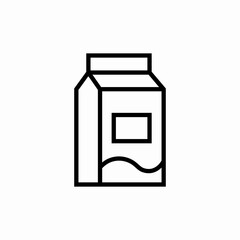 milk package icon sign vector