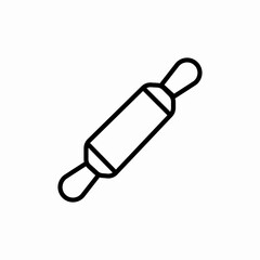 rolling pin icon sign vector