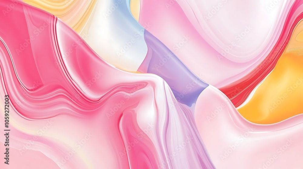 Poster abstract colorful swirls background blank background with copy space for design projects