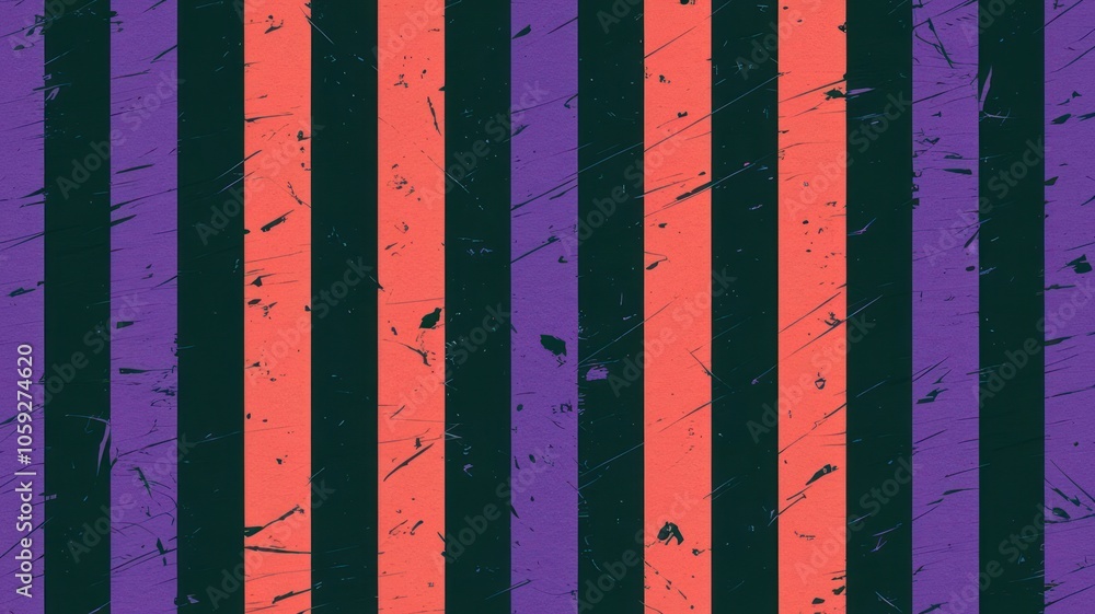 Poster vibrant striped pattern in bold colors creating a striking visual effect for graphic design