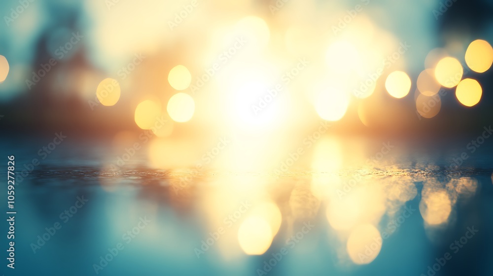 Poster abstract blurred light bokeh background soft pastel background for graphic design templates