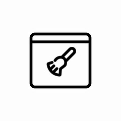 web cache clean icon sign vector © Nijat