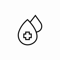 blood donation icon sign vector