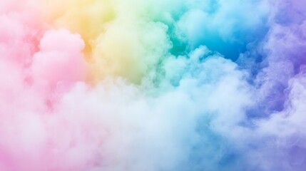 Colorful Smoke Background Clean Blank Canvas with Empty Space for Designs