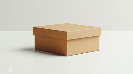 Realistic 3D mockup of a paperboard carton for versatile product packaging, isolated on a white background, ideal for a sleek and professional social media look. High resolution Illustration, in the