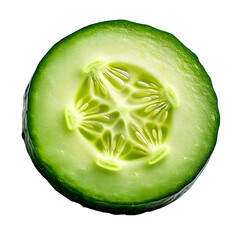 Cucumber, generative ai, üretken yapay zeka, isolated on white transparent background, png element