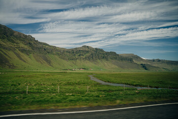 Lomagnupur a Mountain on the South Coast of Iceland