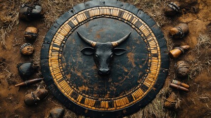 Obraz premium Ancient Ritual Symbol