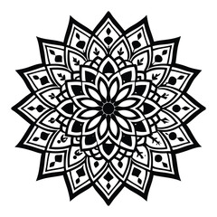 islamic arabesque mandala vector design