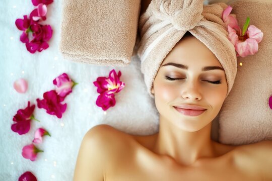 A mother and daughter having a spa day with facials and massages. 