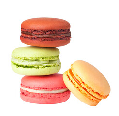 Tasty colorful macaroon
