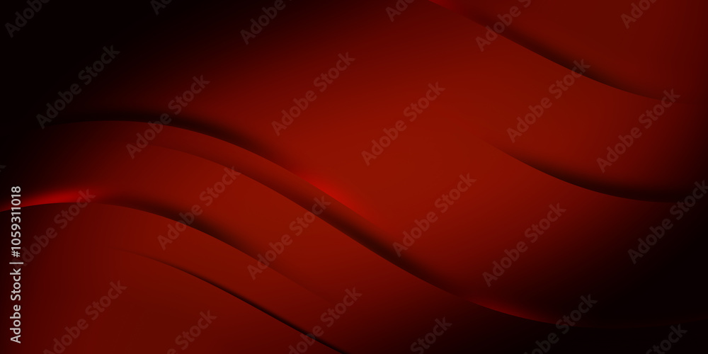 Poster modern abstract red element design background