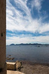 Saint-Honorat island, near Cannes, France. Since the fifth century, the island has been home to a community of monks.