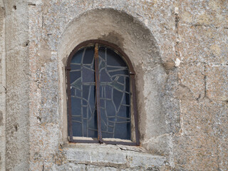 Architecture detail of the Chapel of the White Penitents, Les Baux-de-Provence, France