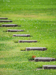 La Cambe German war cemetery, Normandy, France