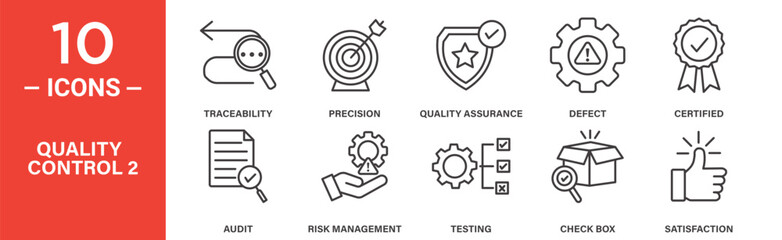 Quality Assurance and Testing Icons