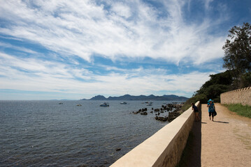 Saint-Honorat island, near Cannes, France