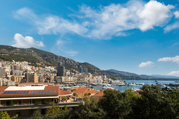 Monaco overview and Port Hercules