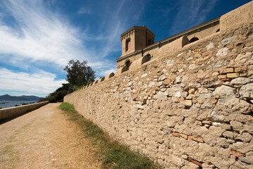 Lerins Abbey, island of Saint-Honorat, Cannes, France