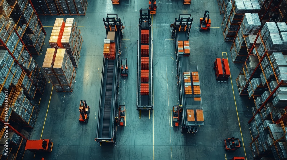 Poster advanced autonomous distribution center layout